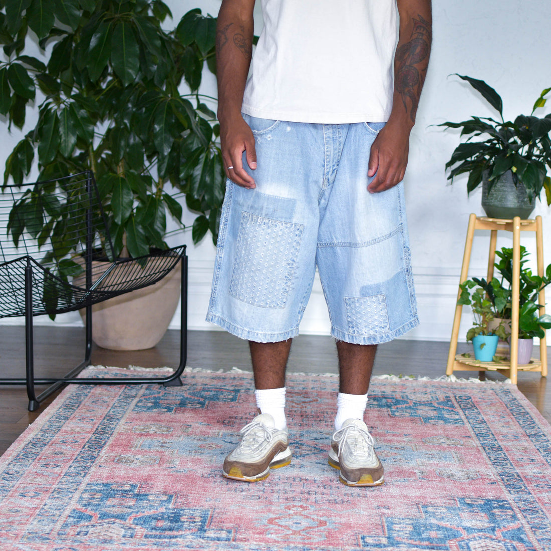 Y2k Southpole Patchwork Baggy Jorts