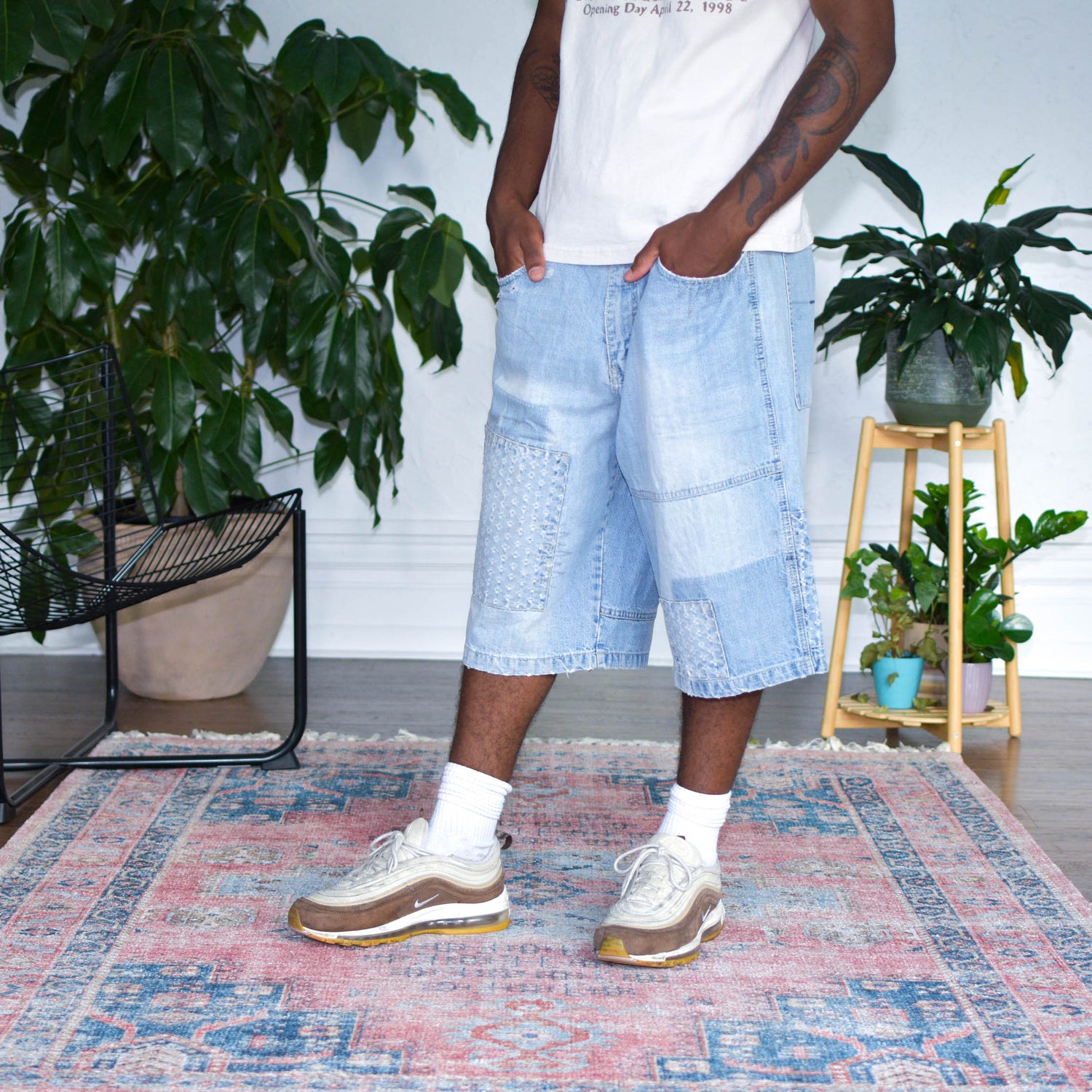 Y2k Southpole Patchwork Baggy Jorts