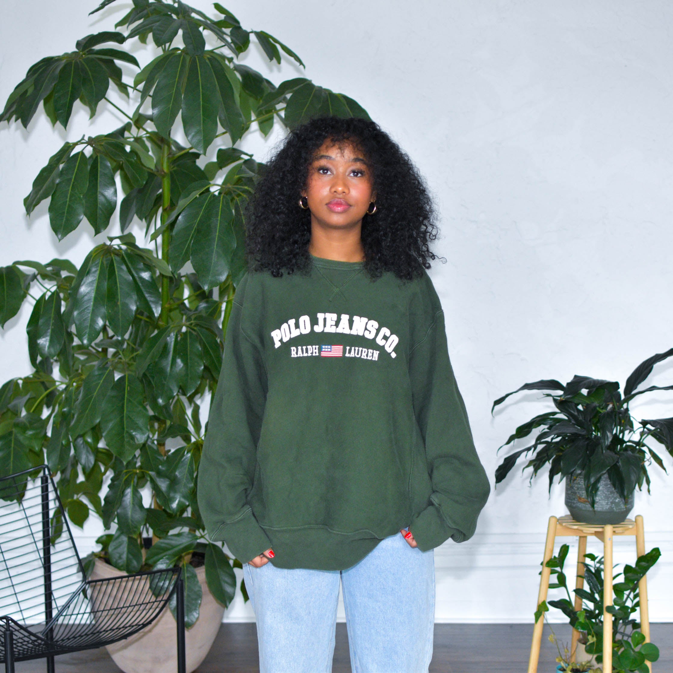 Vintage Polo Jeans Co. Logo Crewneck