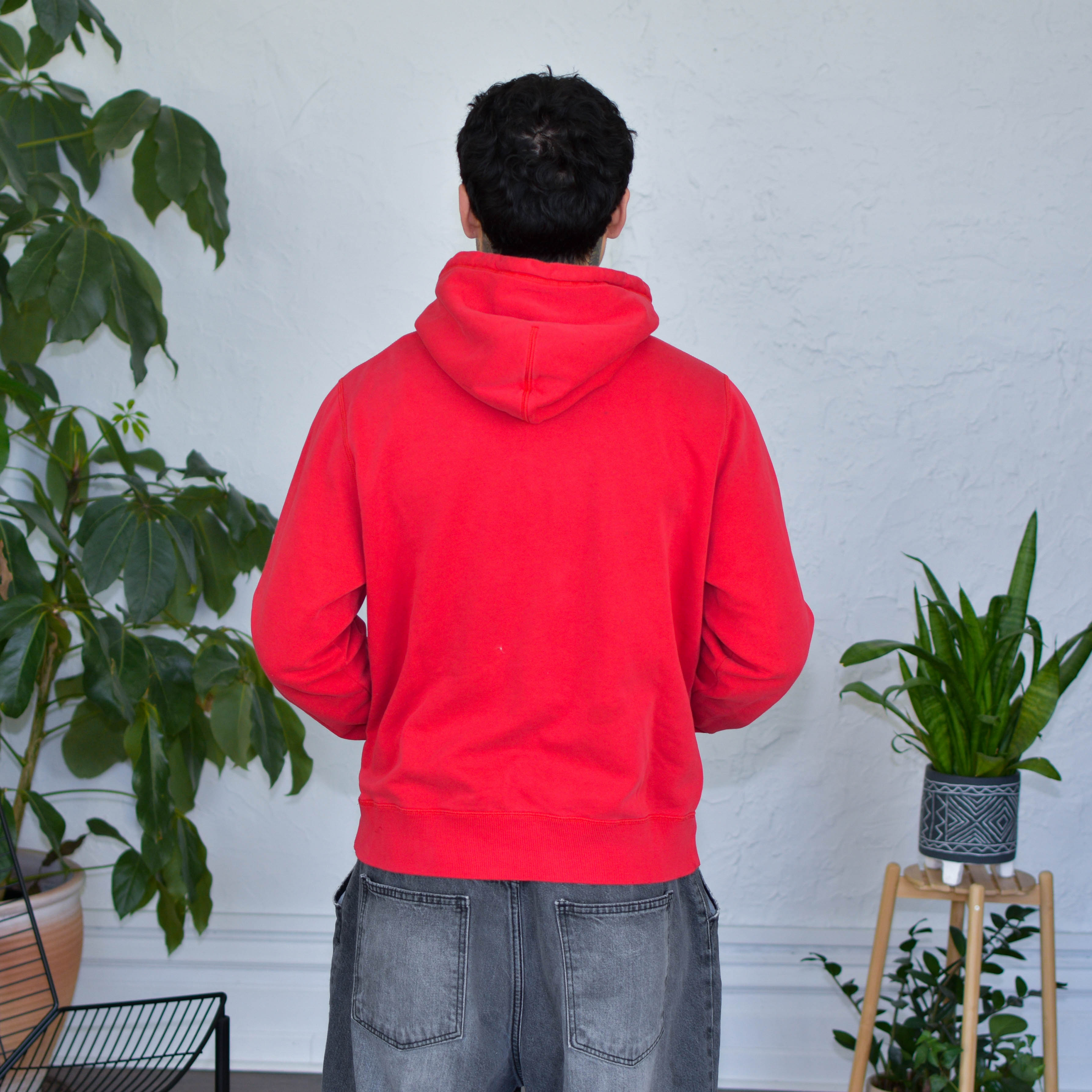 Y2K Red Nike Swoosh Hoodie