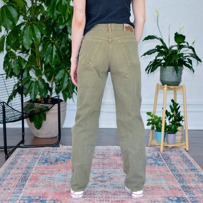 Marithe Francois Girbaud Green Denim Jeans