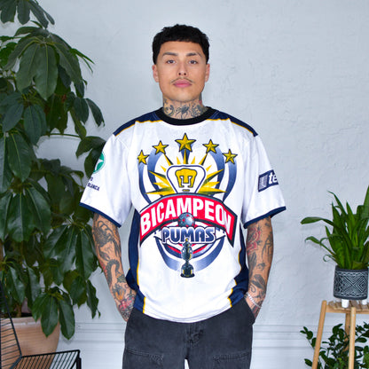 Vintage 2004 Pumas UNAM Bicampeon Jersey