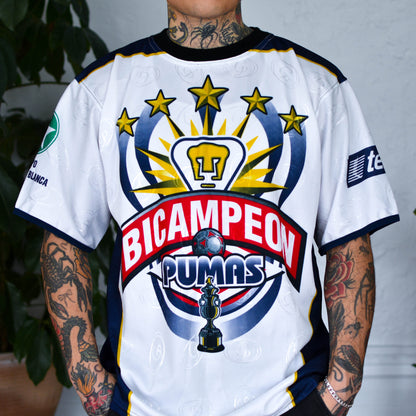 Vintage 2004 Pumas UNAM Bicampeon Jersey