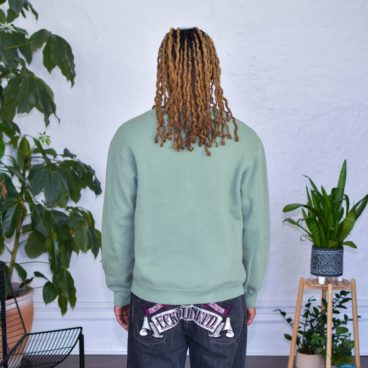 Y2K Mint Green Nike Crewneck Sweatshirt