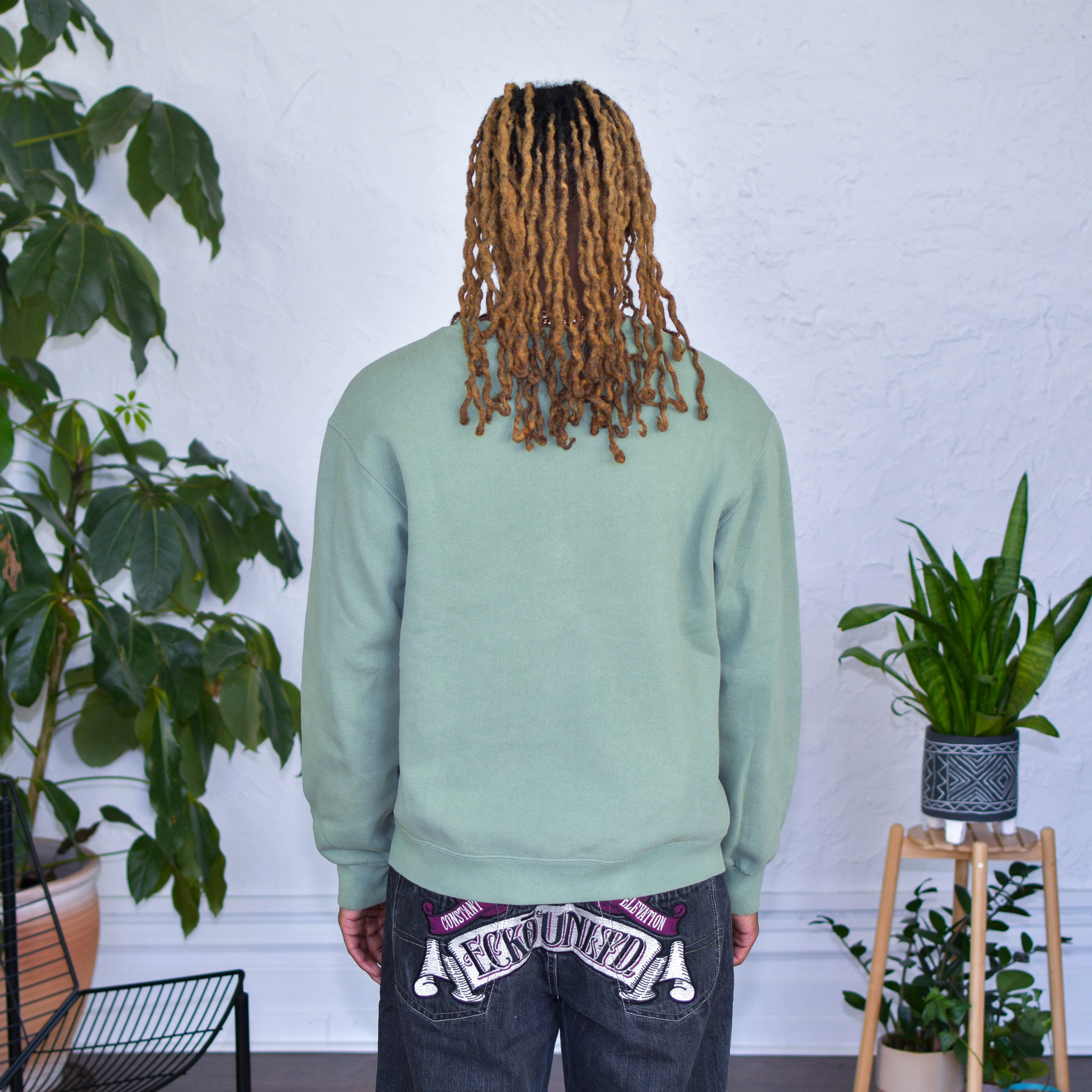 Y2K Mint Green Nike Crewneck Sweatshirt