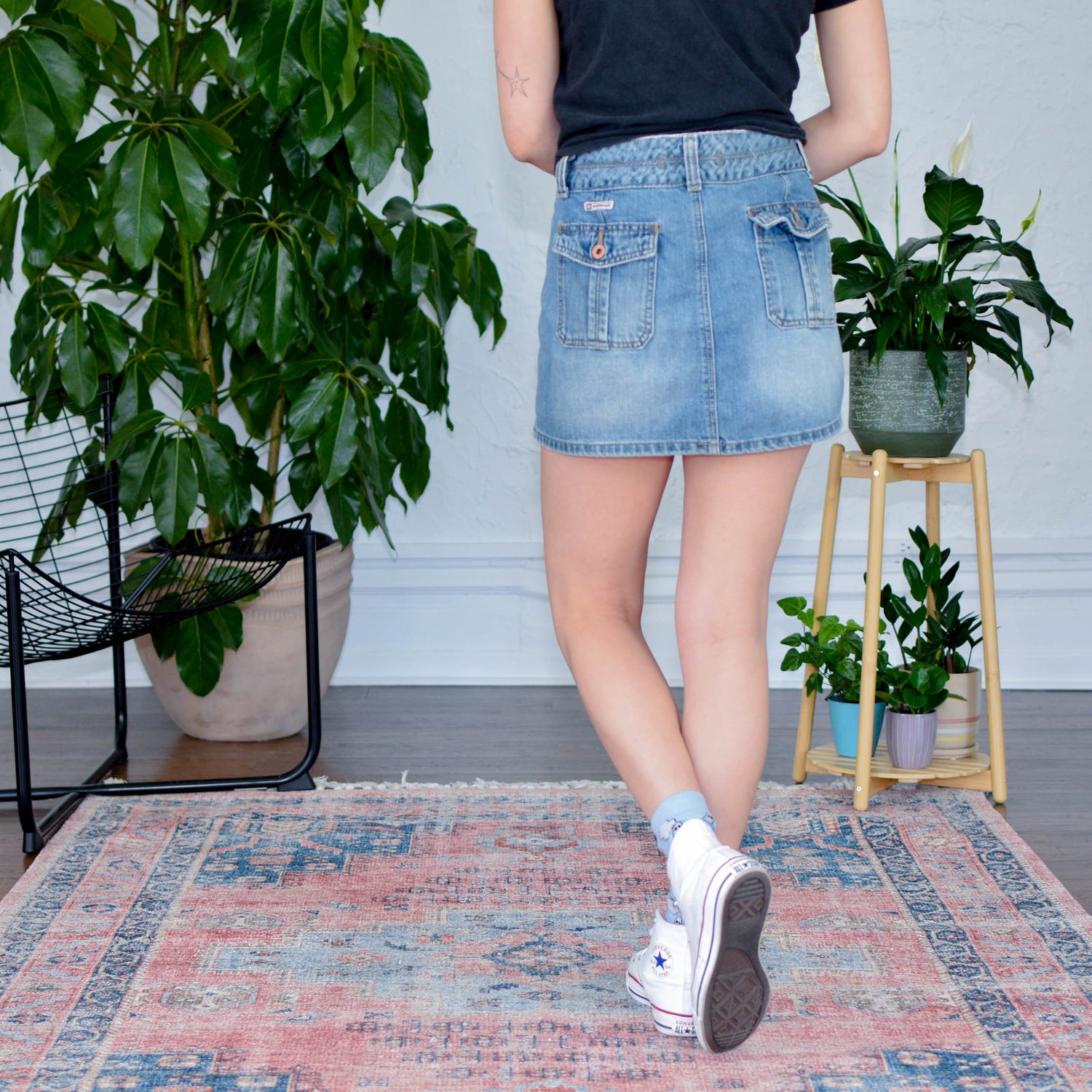 Y2k Hydraulic Denim Mini Skirt