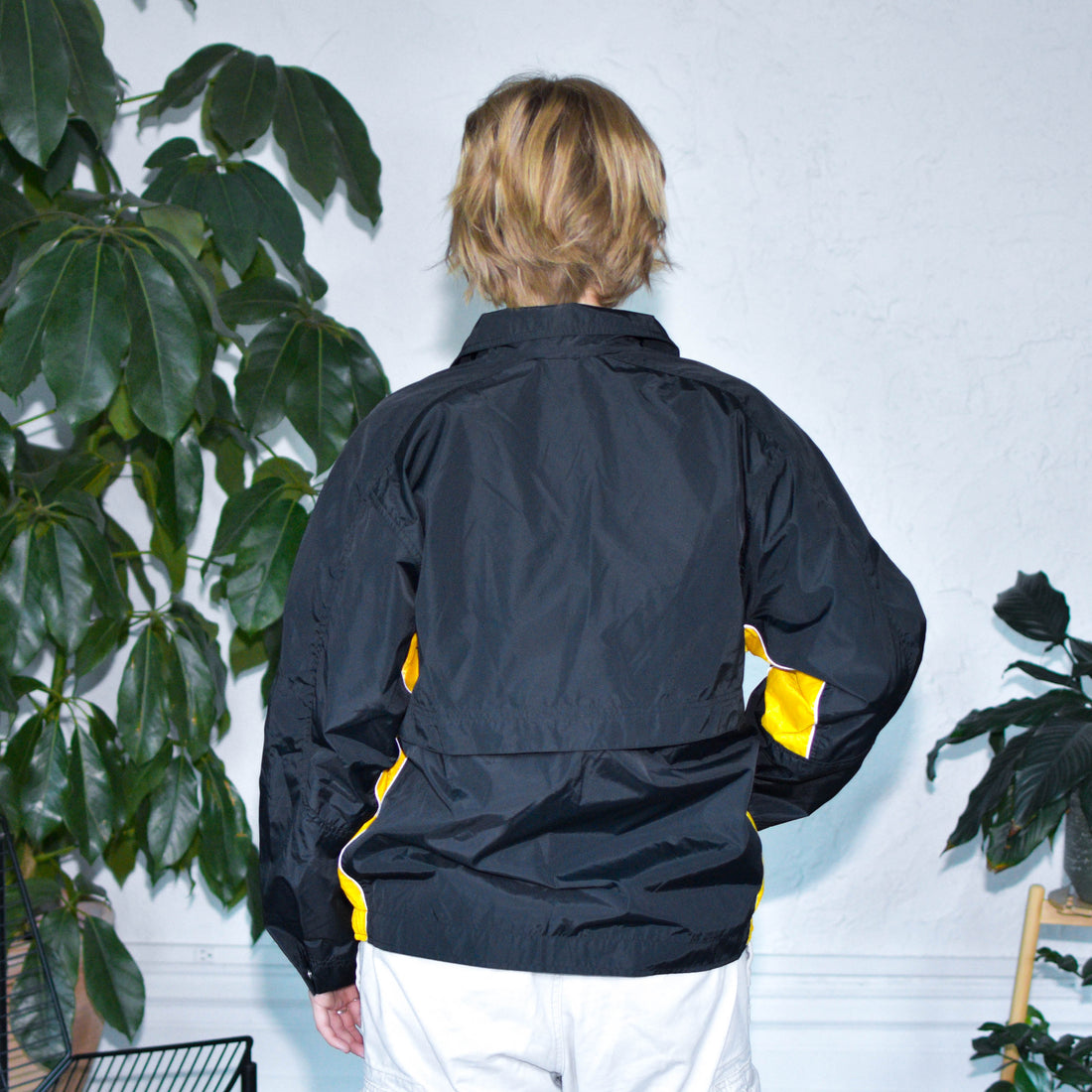 Vintage Black &amp; Yellow Nike Windbreaker