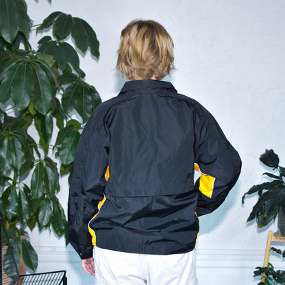 Vintage Black &amp; Yellow Nike Windbreaker