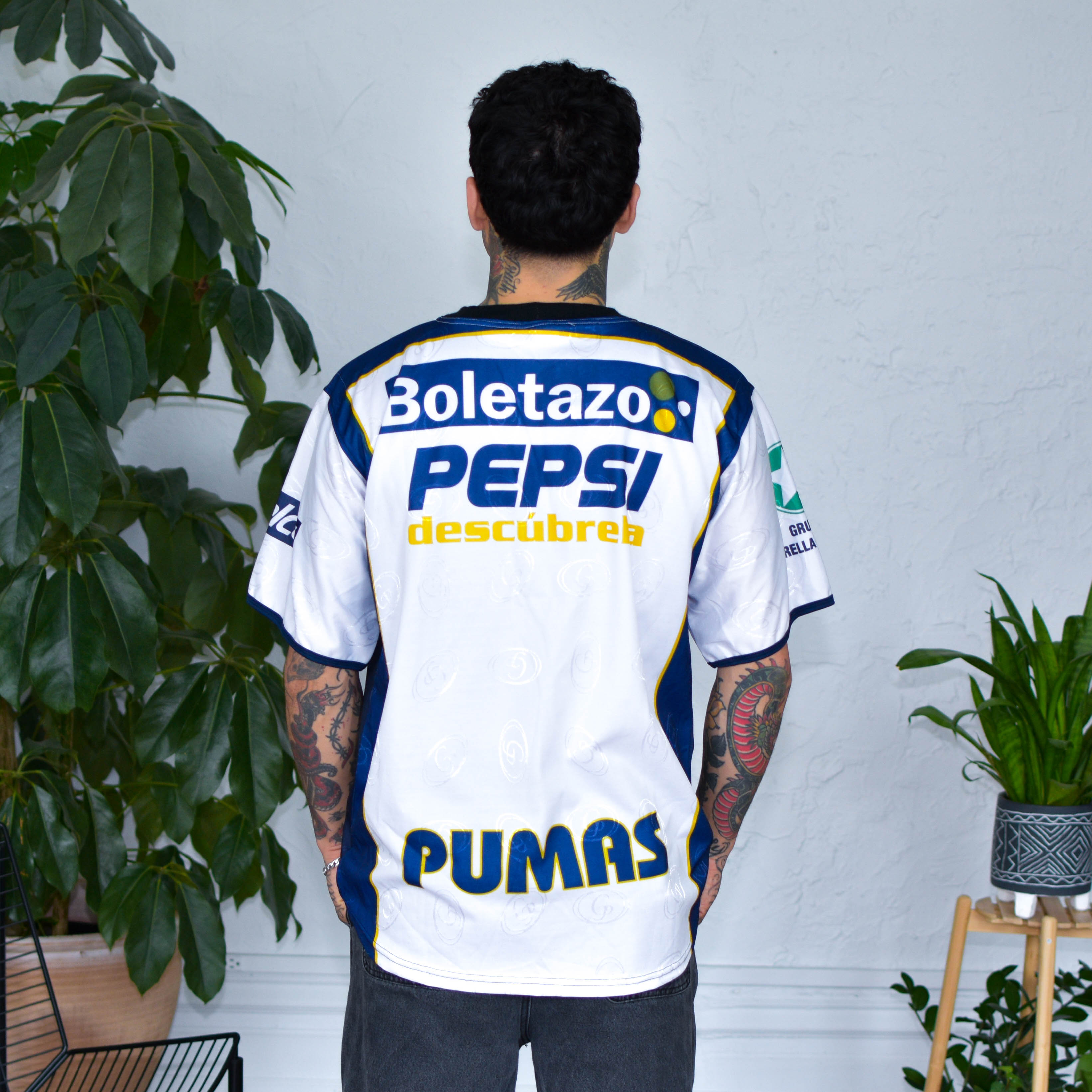 Vintage 2004 Pumas UNAM Bicampeon Jersey