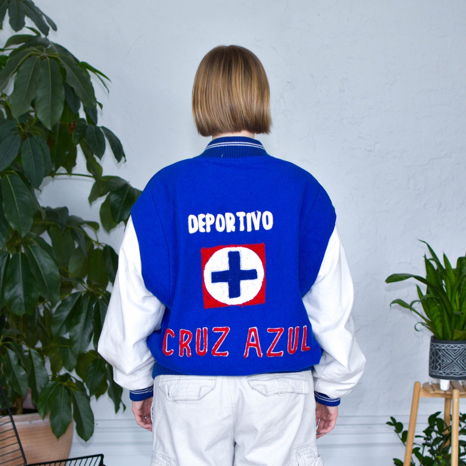 Vintage Cruz Azul Varsity Jacket