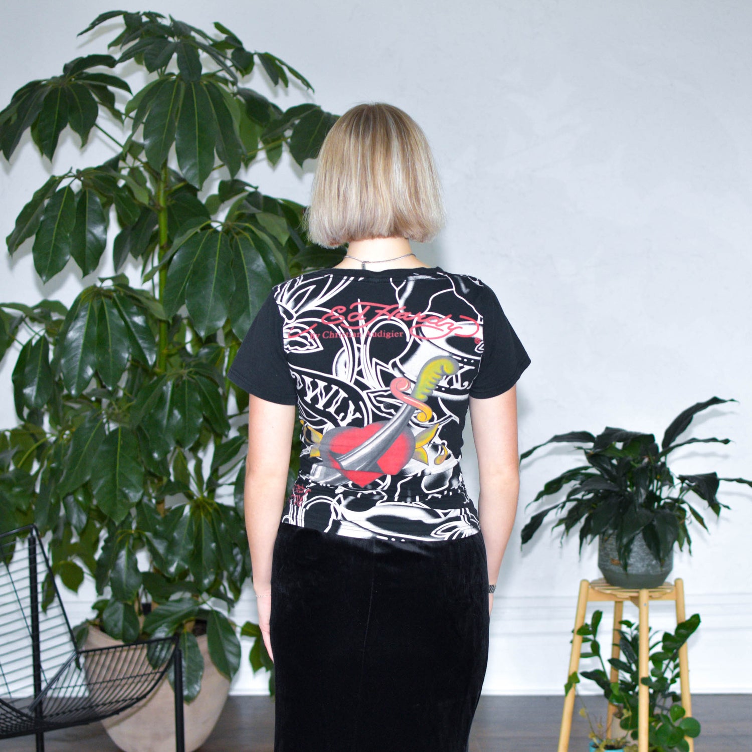 Y2k Ed Hardy Femme Top