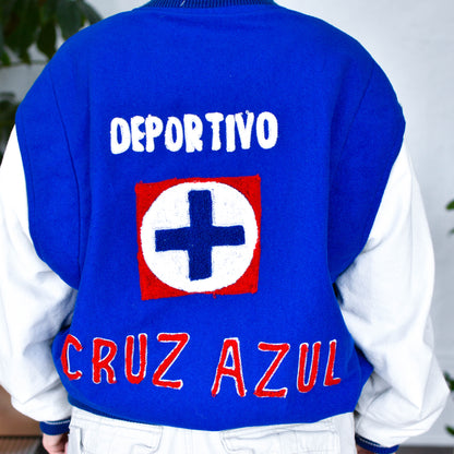 Vintage Cruz Azul Varsity Jacket