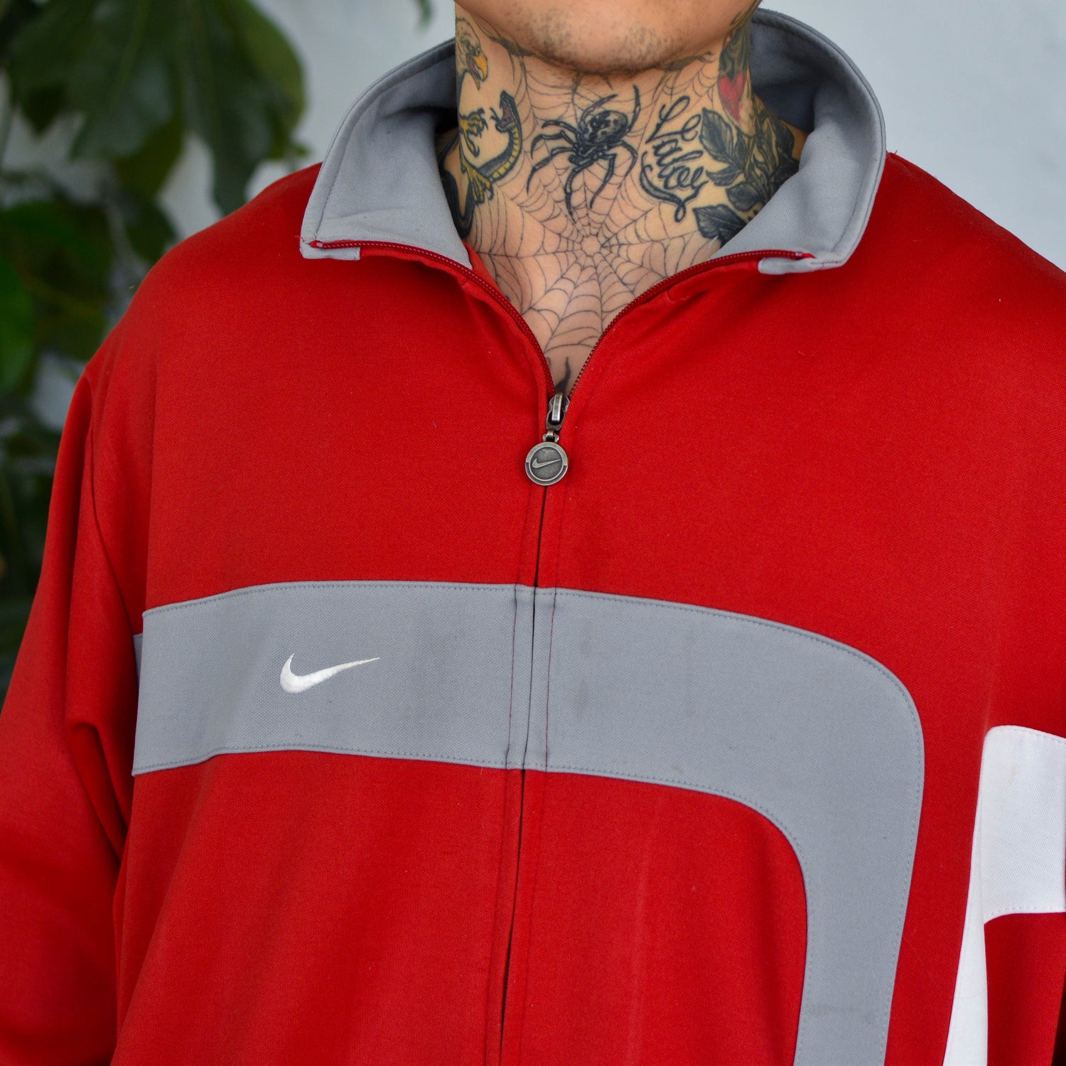 Y2K Nike Red Track Jacket