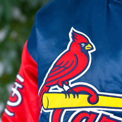 Vintage Starter Arizona Cardinals Satin Bomber Jacket