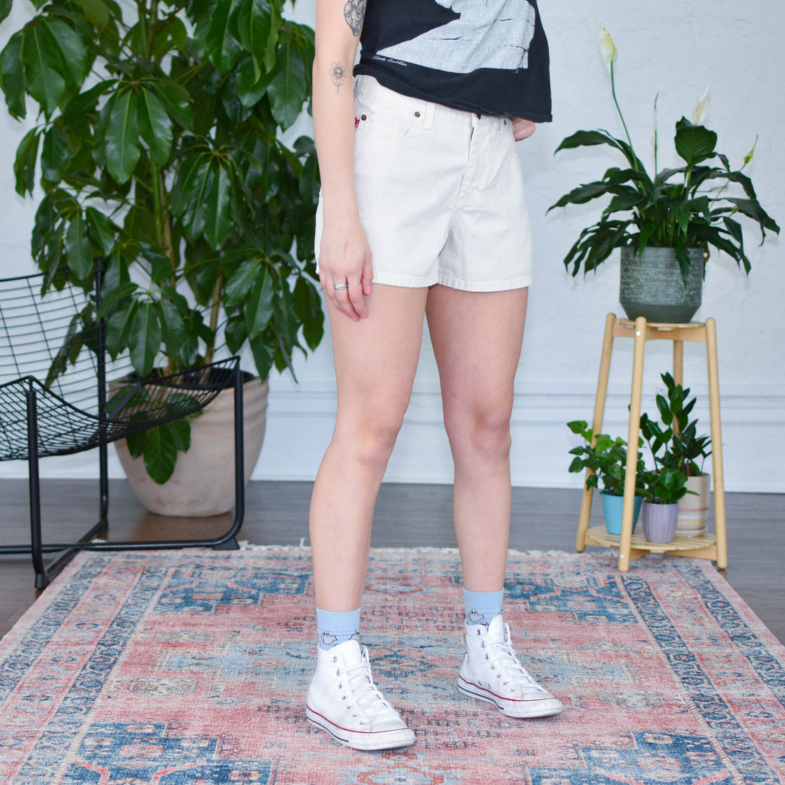 Vintage Mudd Cream Shorts