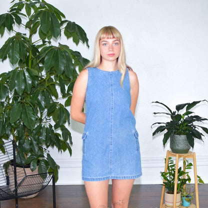 Vintage Denim Mini Dress