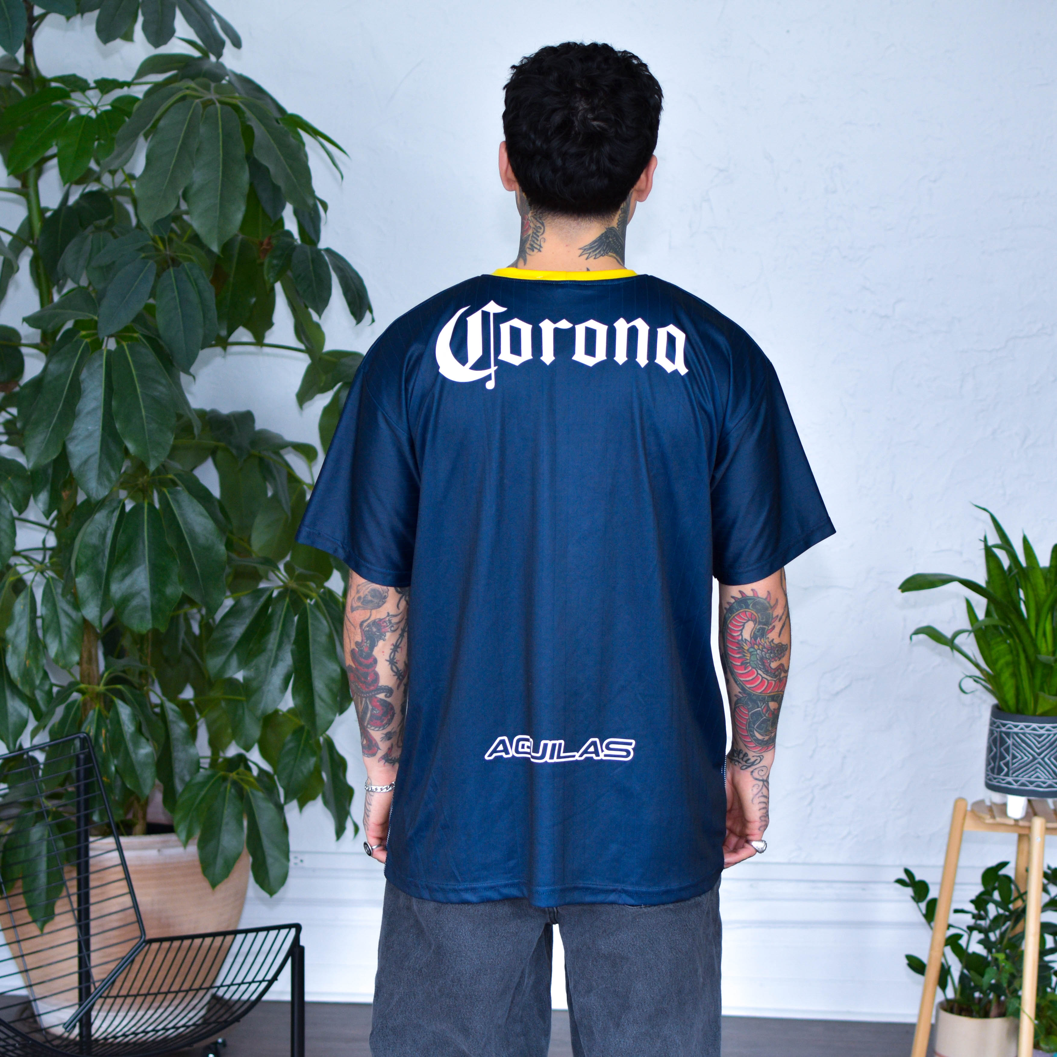 Vintage Club America Azteca Cartoon AOP Jersey