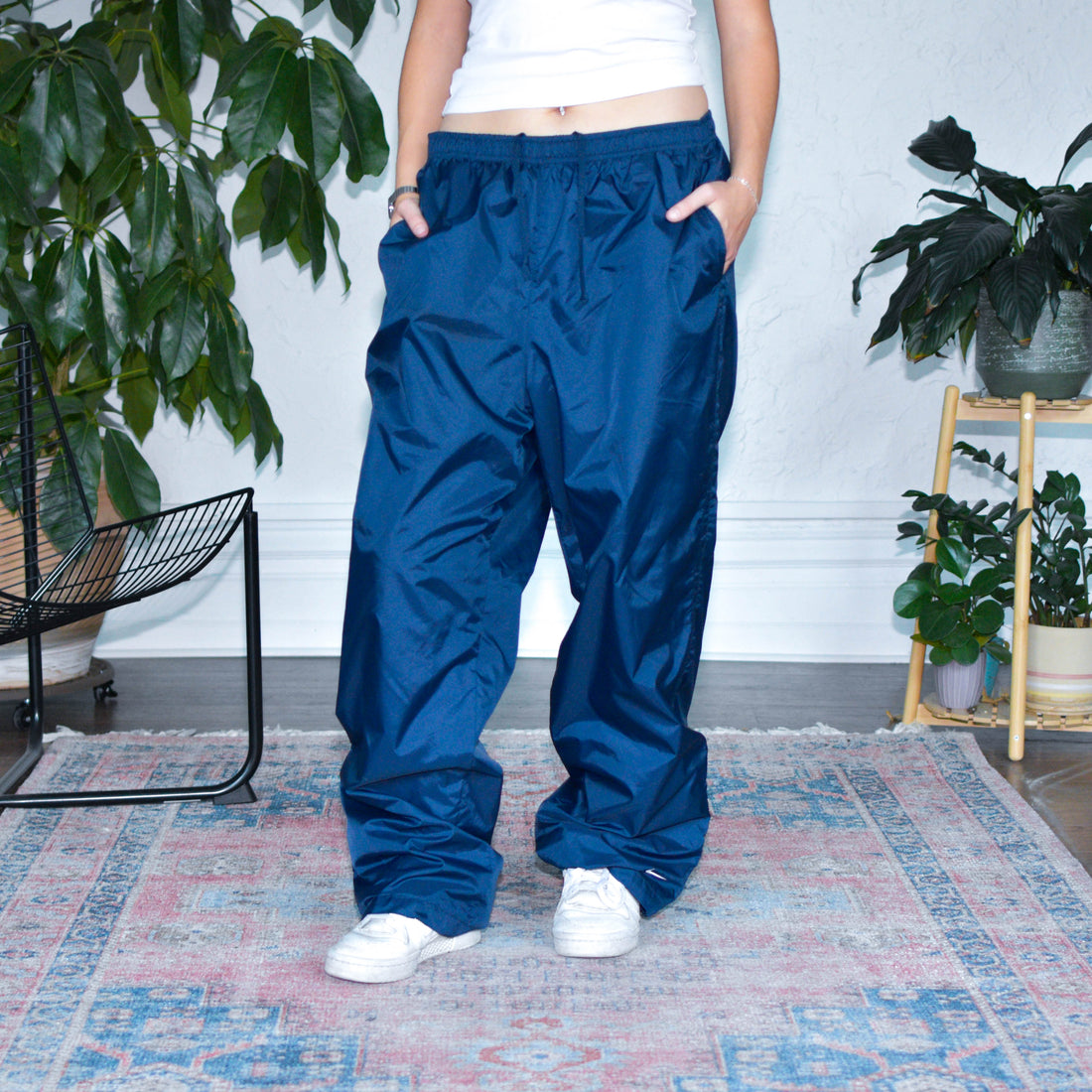 NO PRICE!! Vintage Y2K Nike Blue Track Pants
