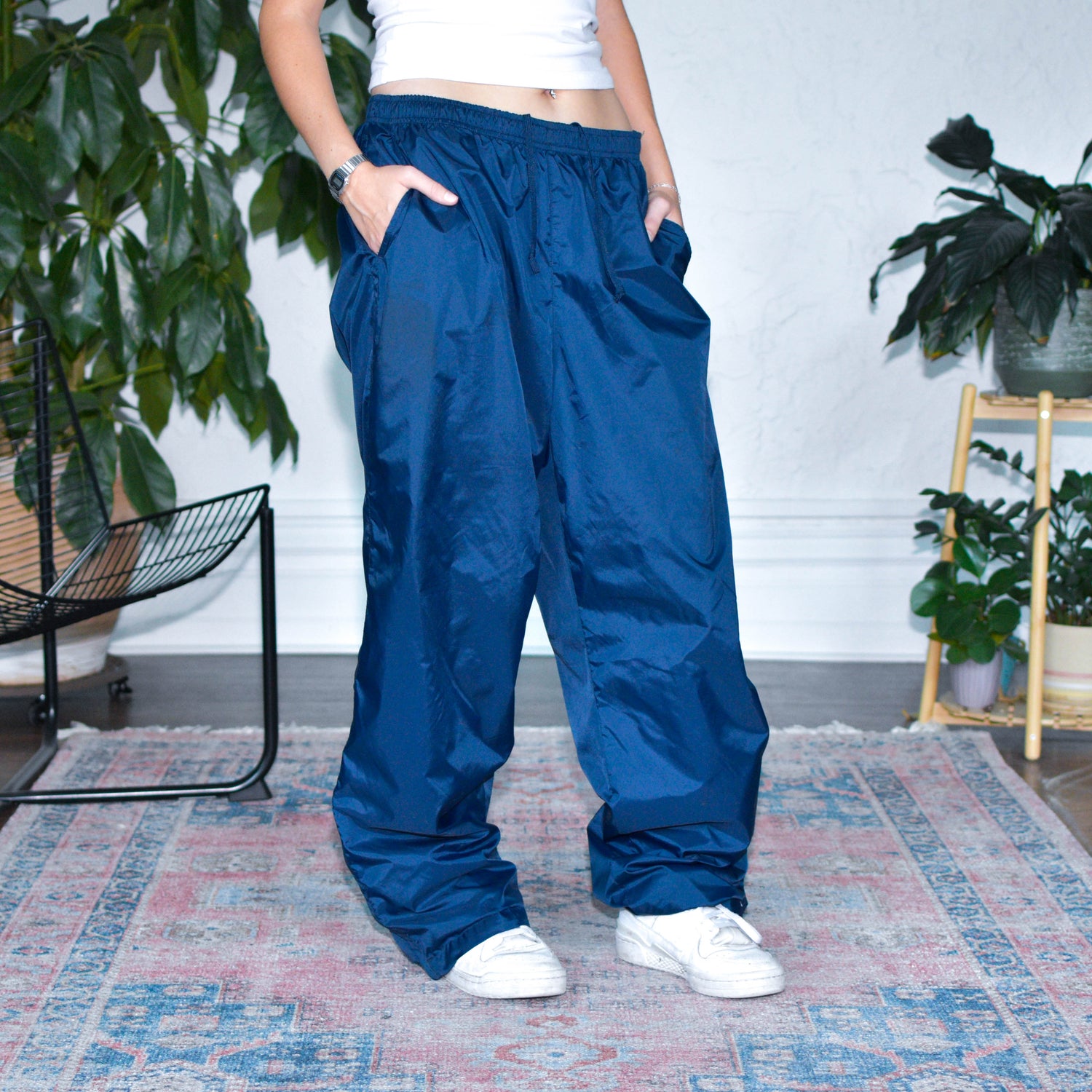 NO PRICE!! Vintage Y2K Nike Blue Track Pants