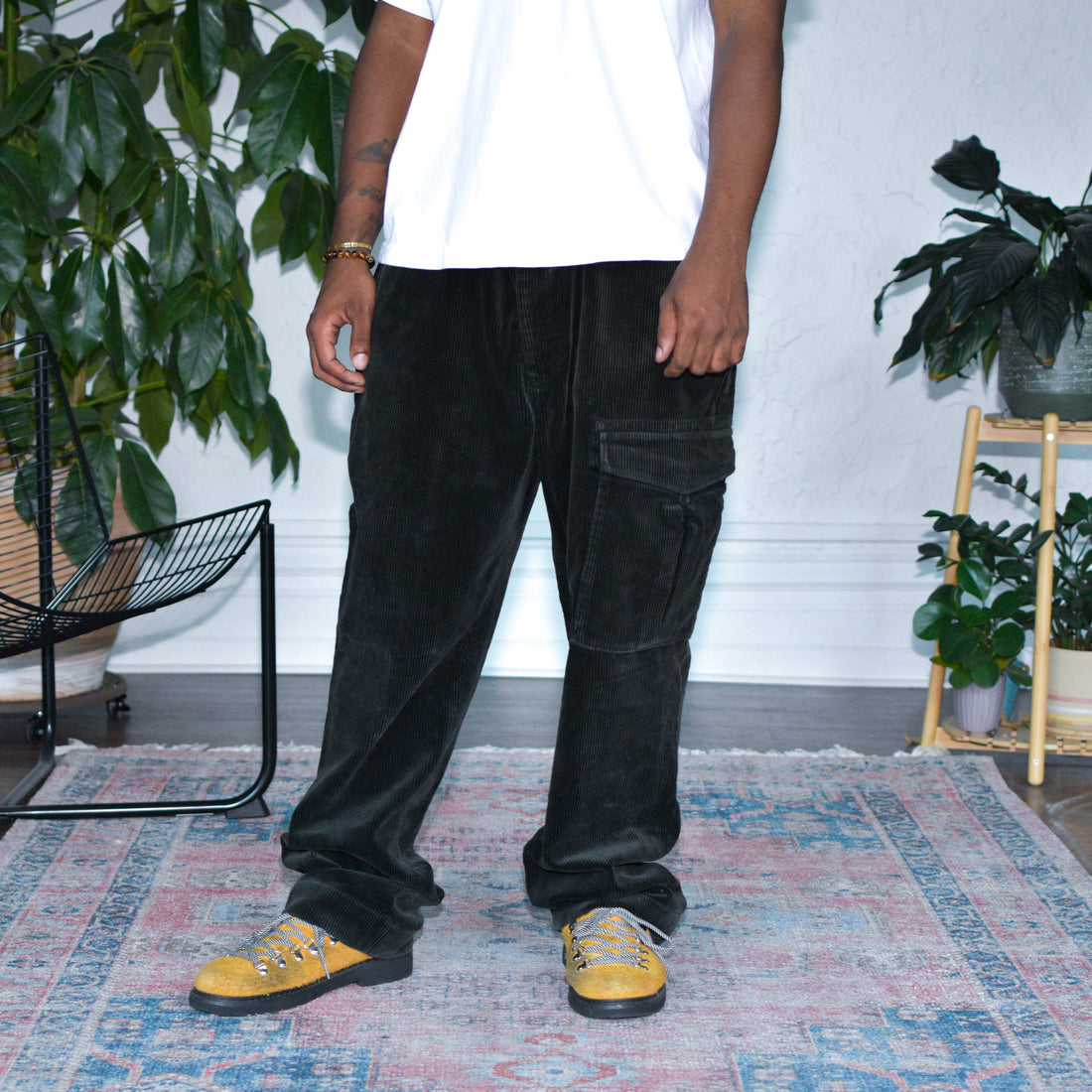 Vintage Polo by Ralph Lauren Tapered Corduroy Cargo Trousers