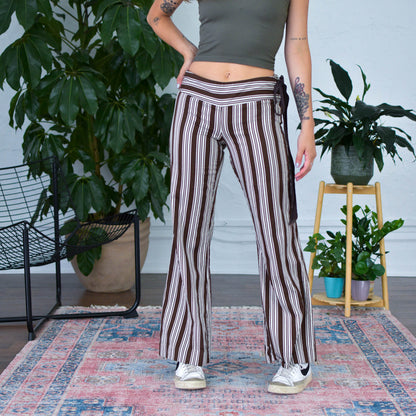 Y2k Juicy Couture Stripped Flare Pants