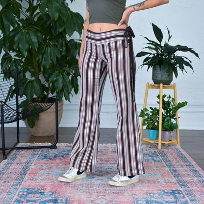 Y2k Juicy Couture Stripped Flare Pants