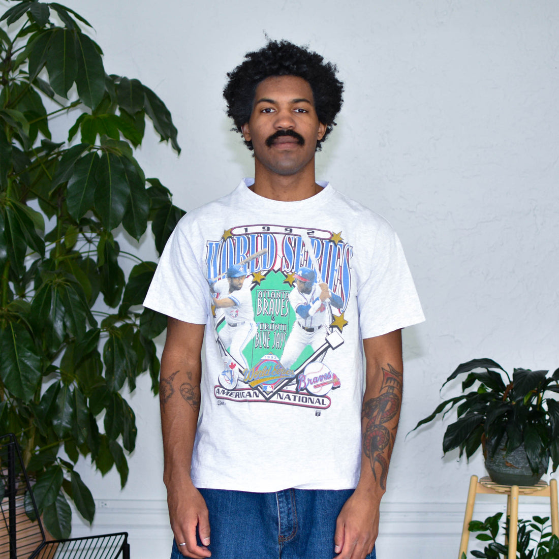 1992 World Series Braves vs Jays Graphic T-Shirt