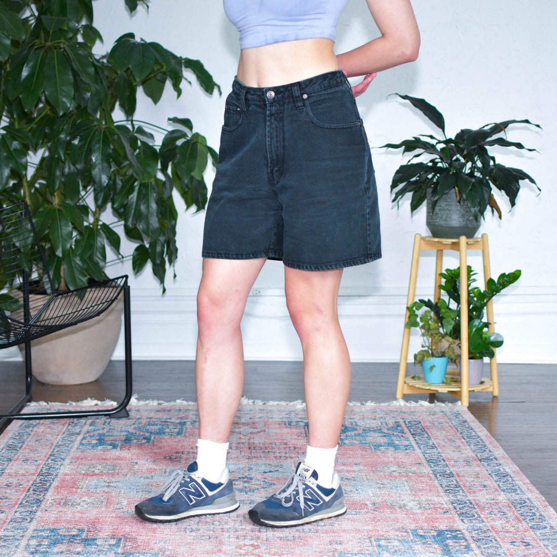 Vintage Unionbay Black Denim Shorts