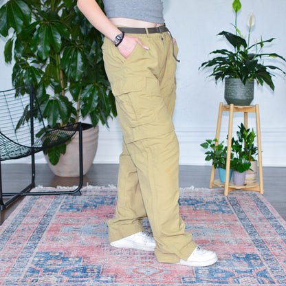 Vintage REI Tan Nylon Convertible Pants