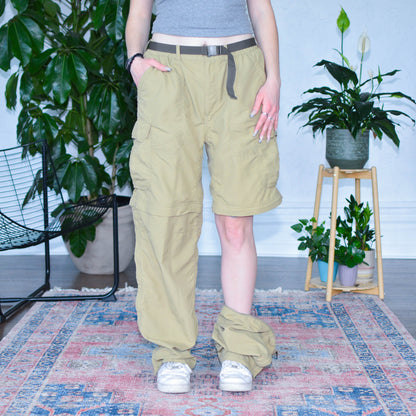 Vintage REI Tan Nylon Convertible Pants