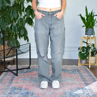 Vintage Carhartt Distressed Gray Pants