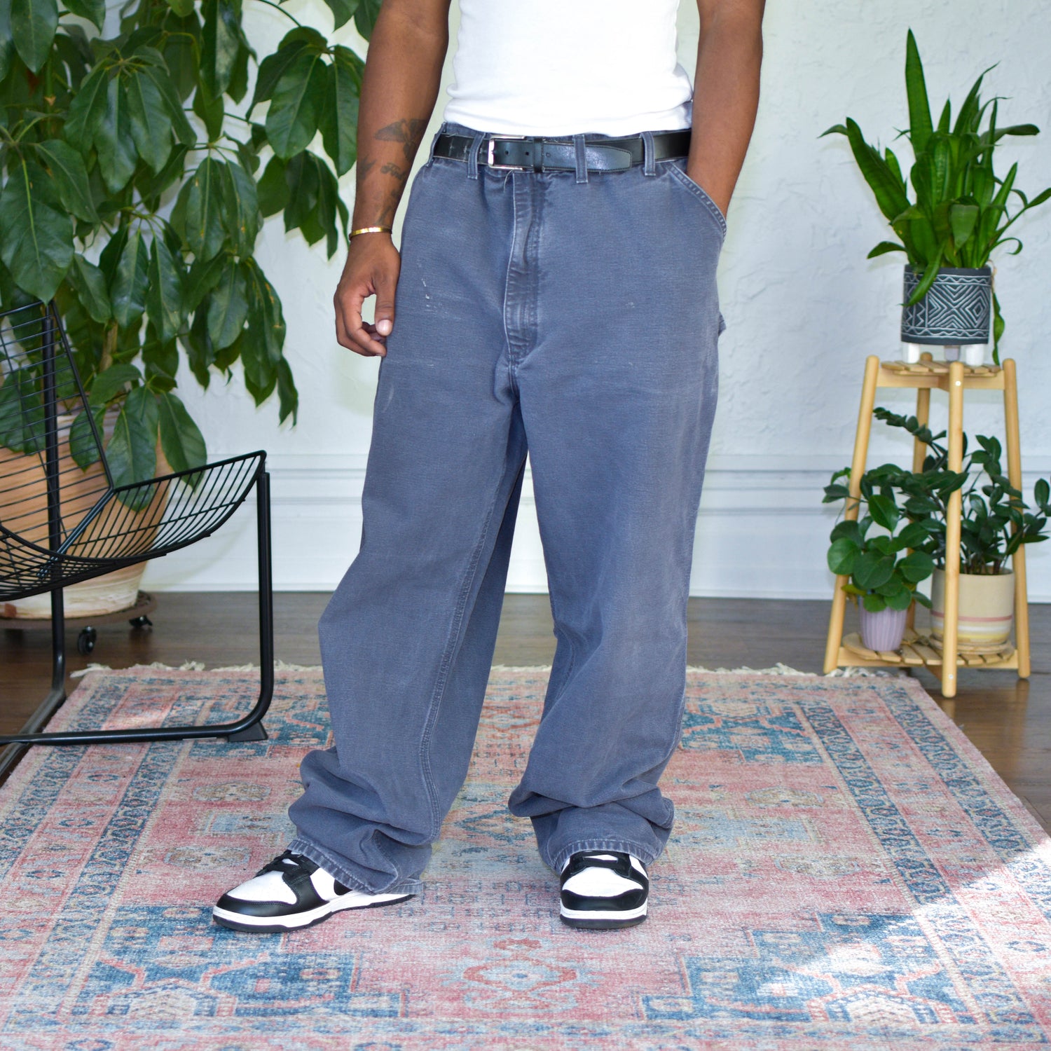 Vintage Navy Carhartt Workwear Pants