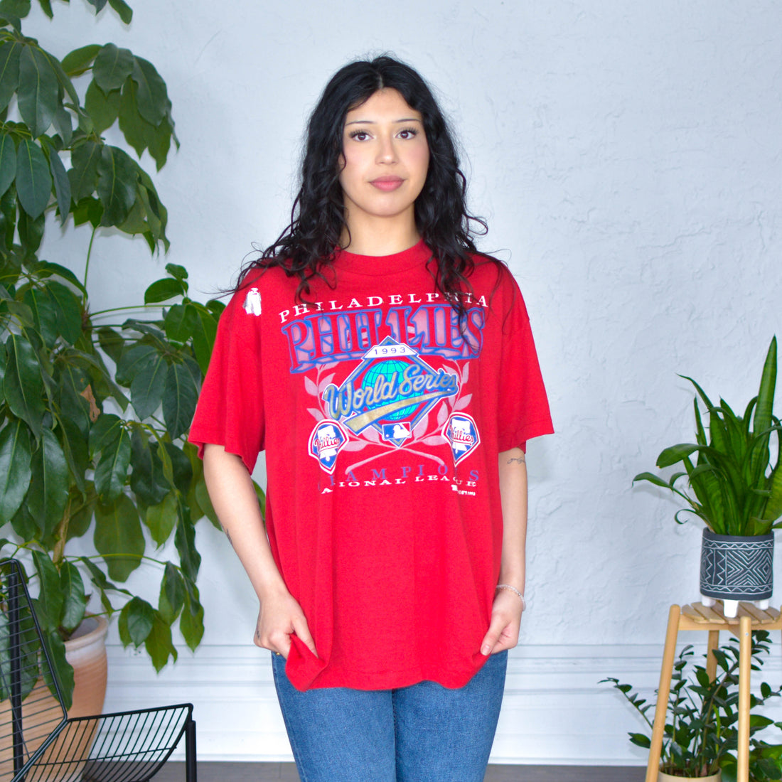 Vintage 1993 Philadelphia Phillies World Series Champions T-Shirt