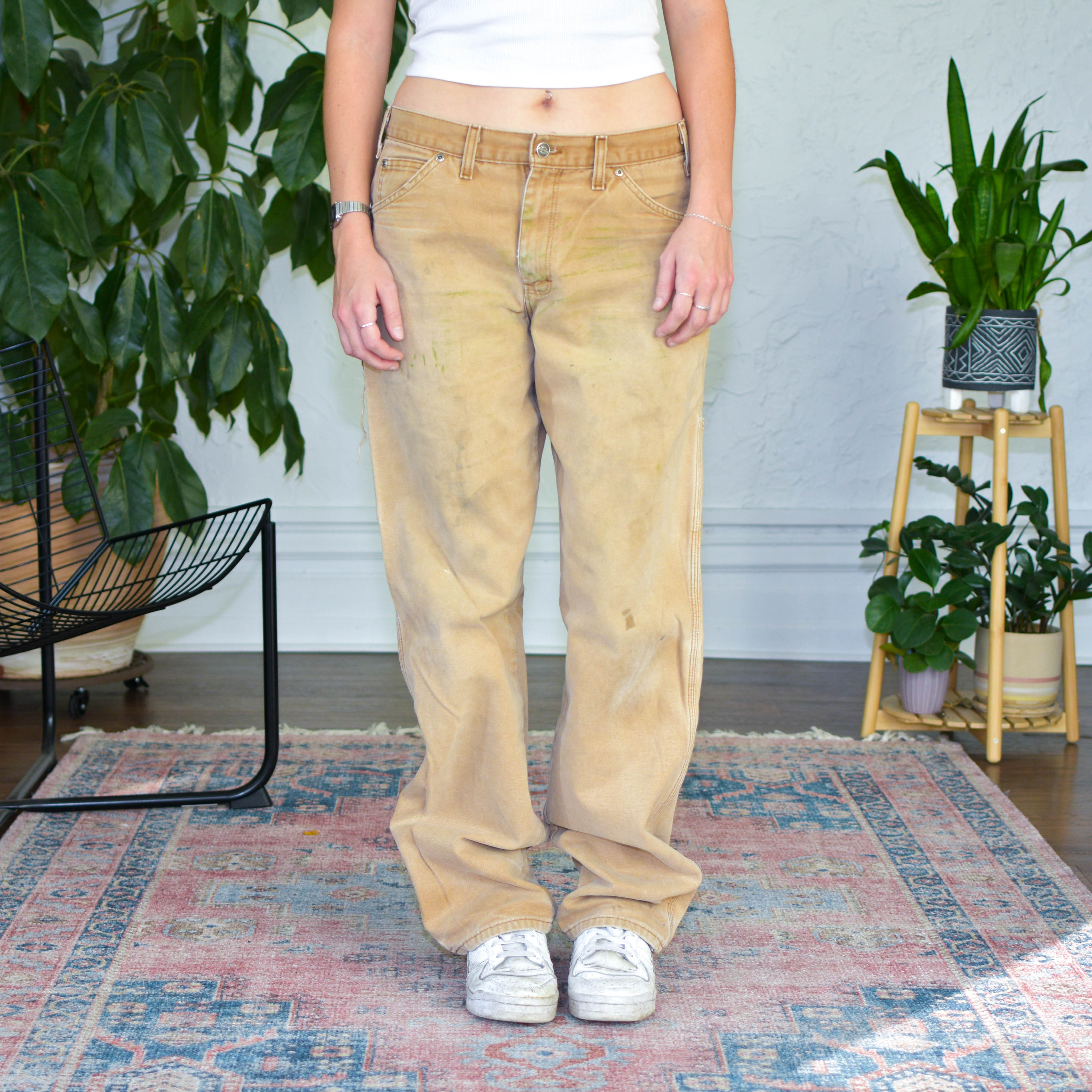 Vintage Dickies Distressed Khaki Pants