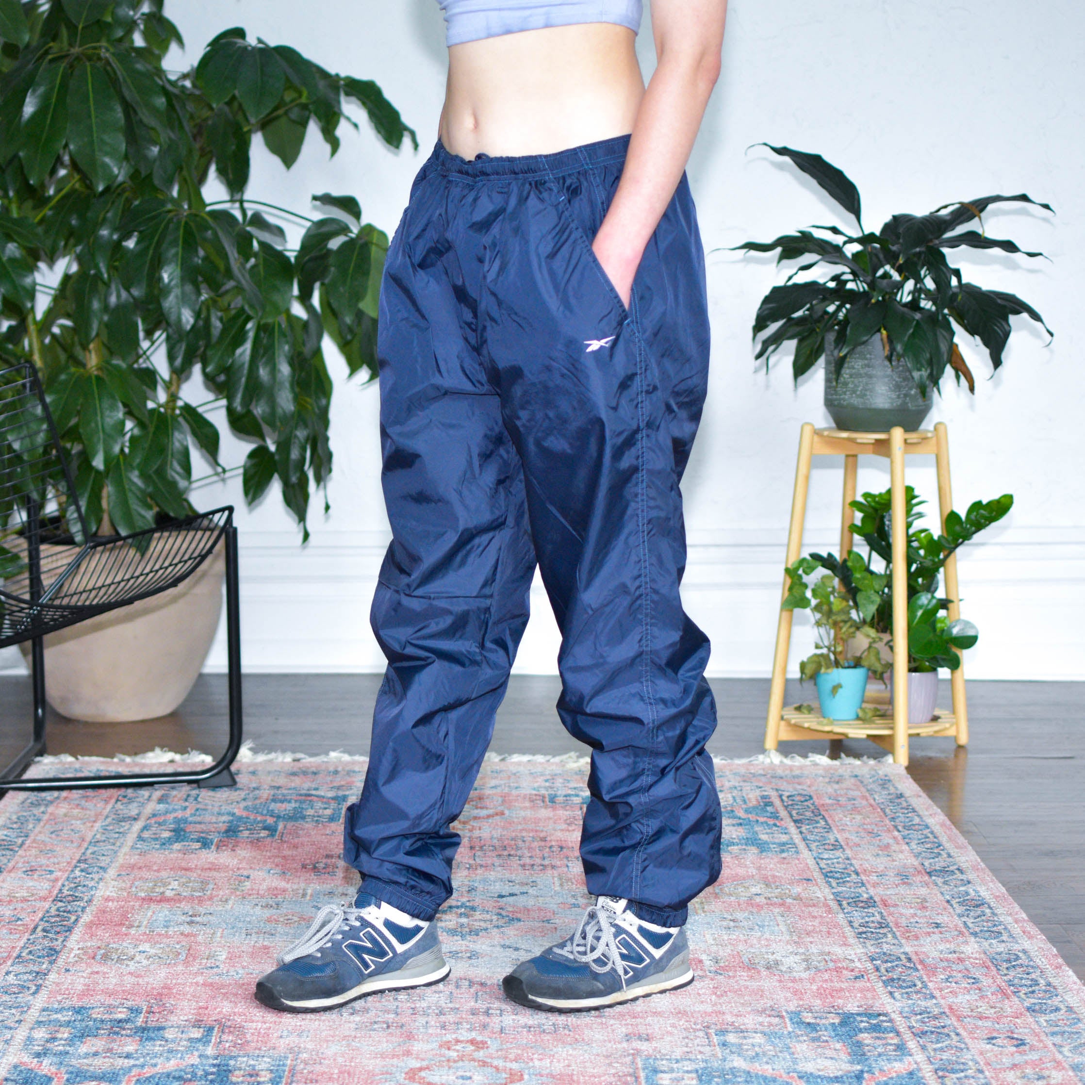 Vintage Reebok Double Lined Nylon Track Pants