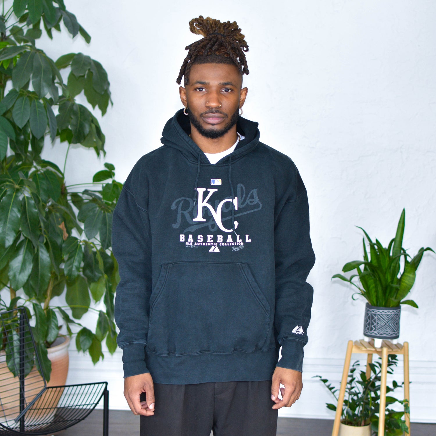 Vintage 2006 Kansas City Royals Black Hoodie