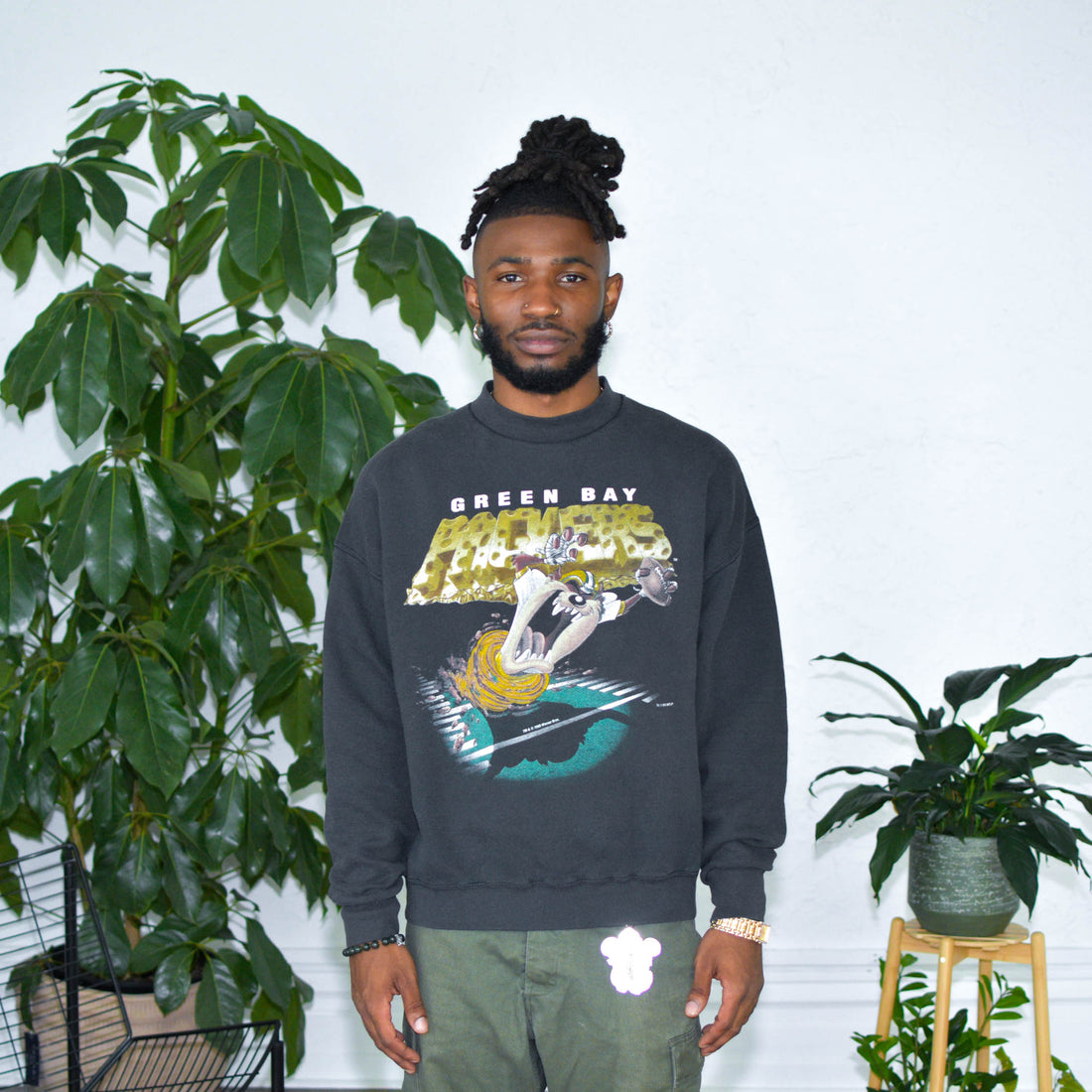 1993 Green Bay Packers Taz Graphic Crewneck