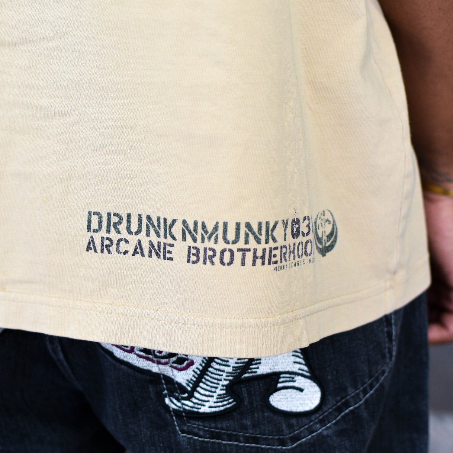 Vintage Y2K DrunkNmunky Graphic Tee