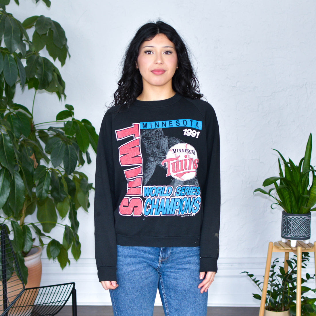 Vintage 1991 Minnesota Twins World Series Champions Sweatshirt