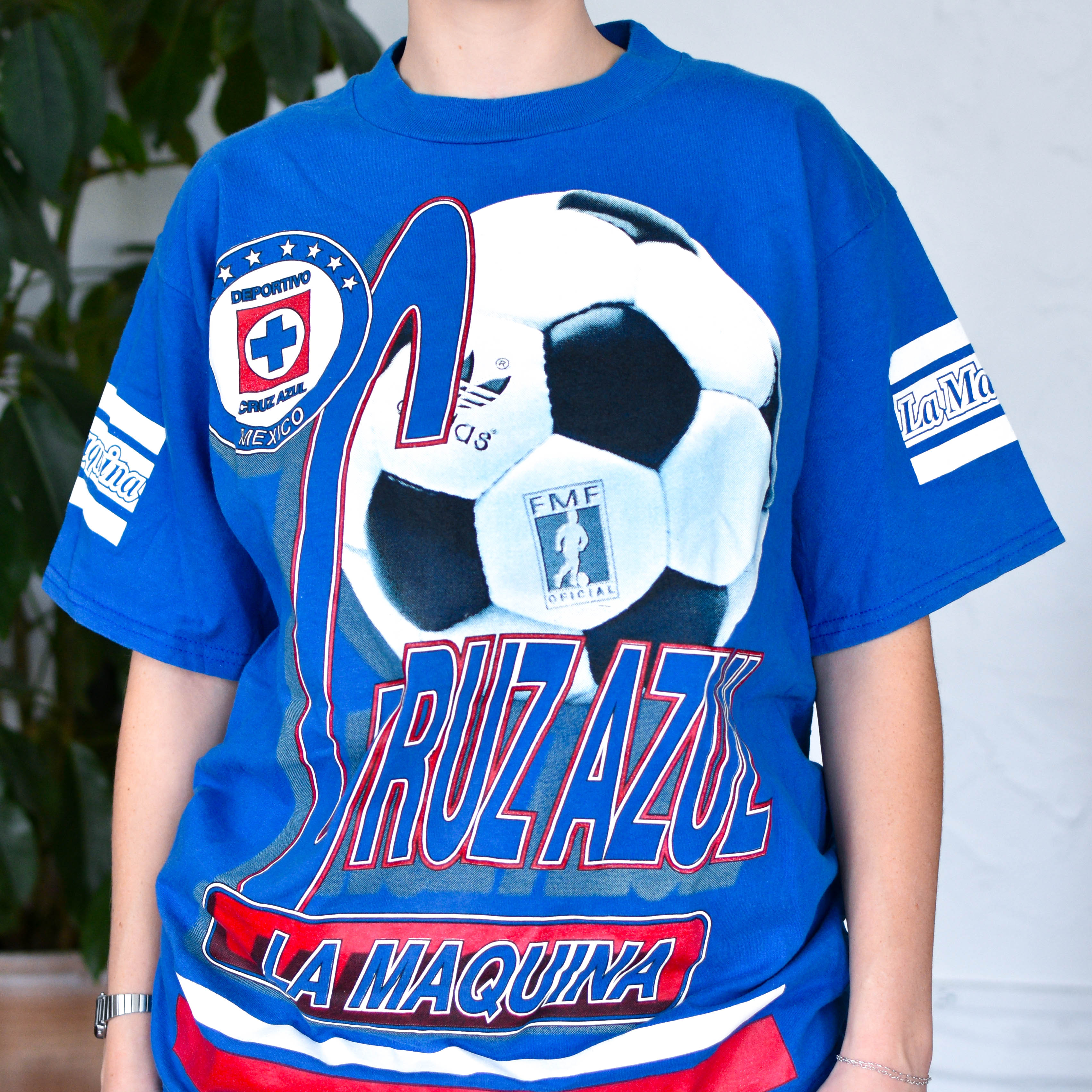 Vintage Cruz Azul "La Maquina" AOP T-Shirt
