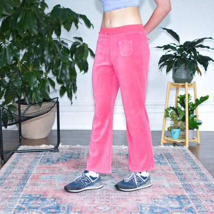 Y2k Mossimo Pink Velour Flare Pants