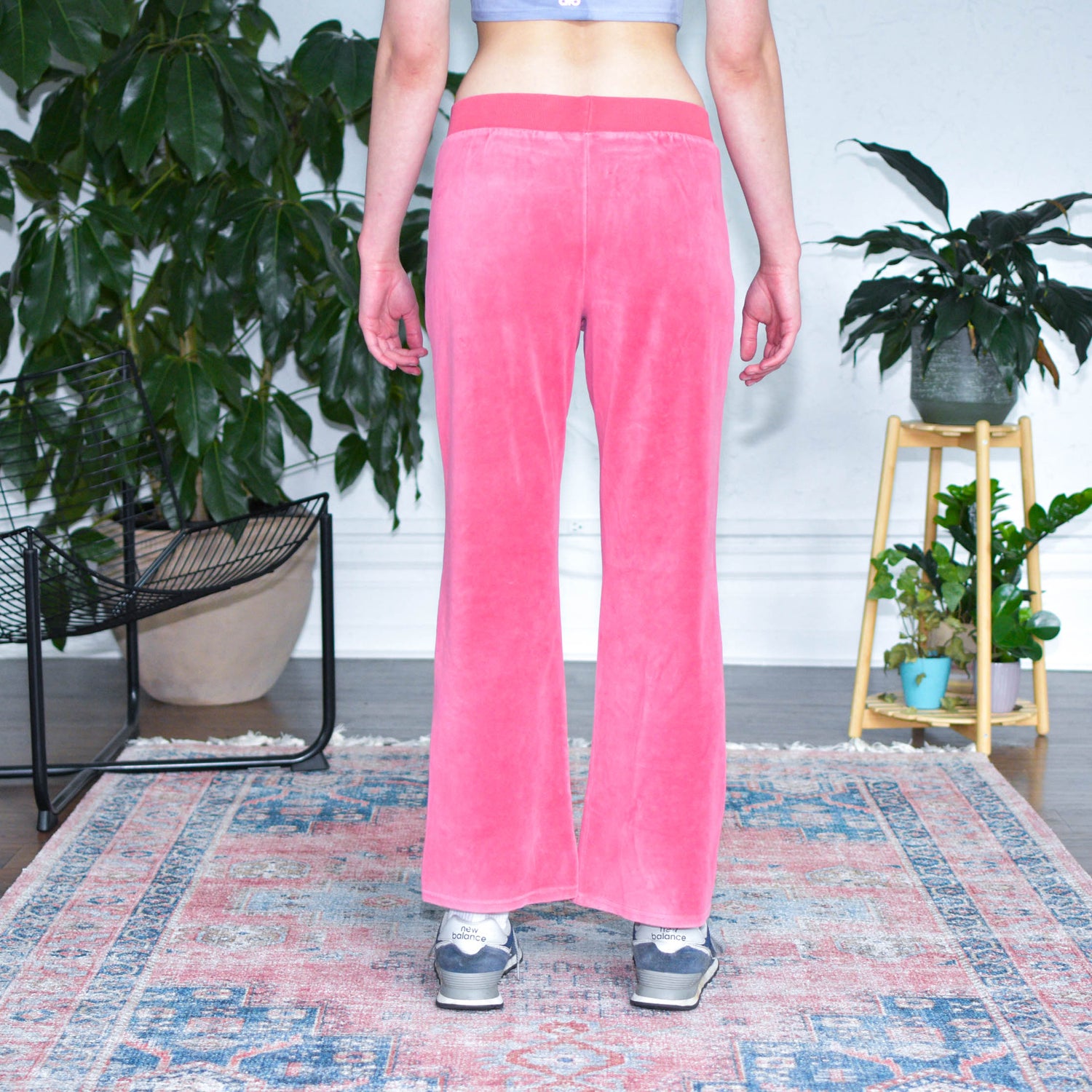 Y2k Mossimo Pink Velour Flare Pants