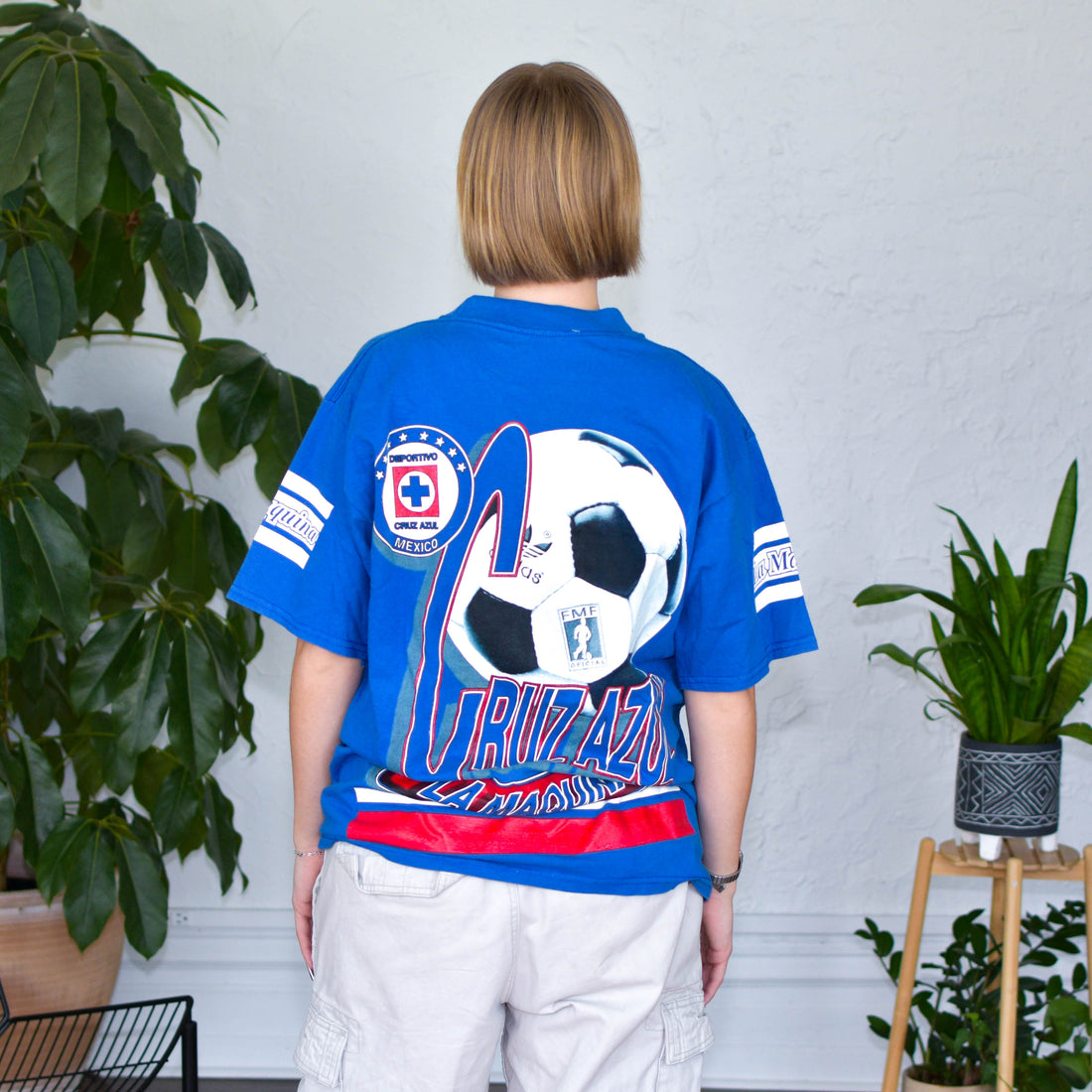 Vintage Cruz Azul "La Maquina" AOP T-Shirt