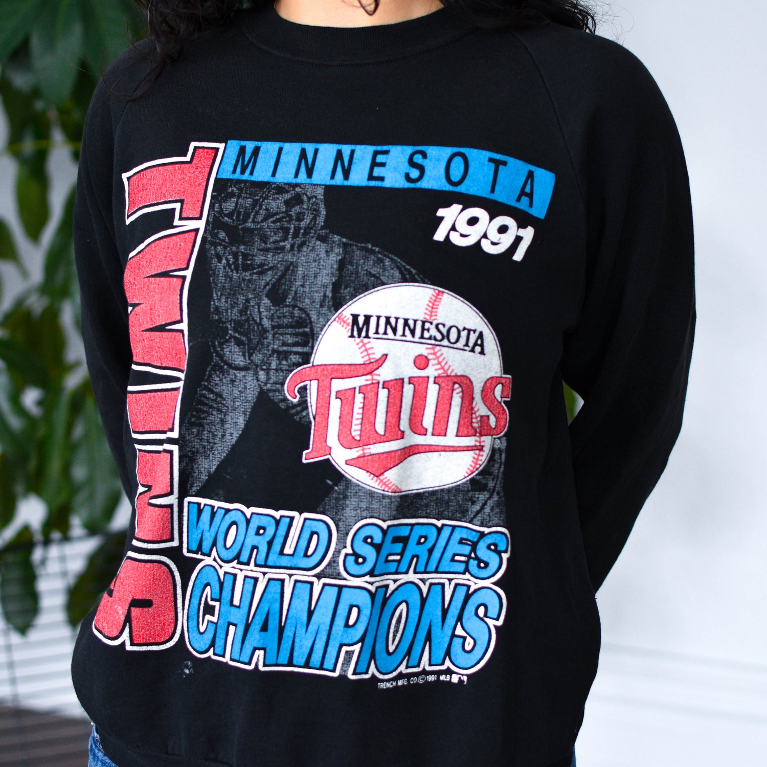 Vintage 1991 Minnesota Twins World Series Champions Sweatshirt