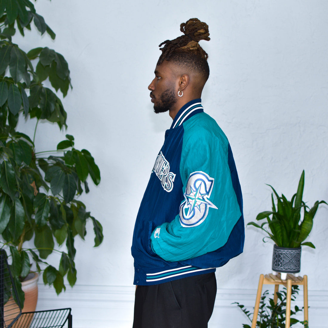 Vintage Seattle Mariners Starter Stadium Jacket