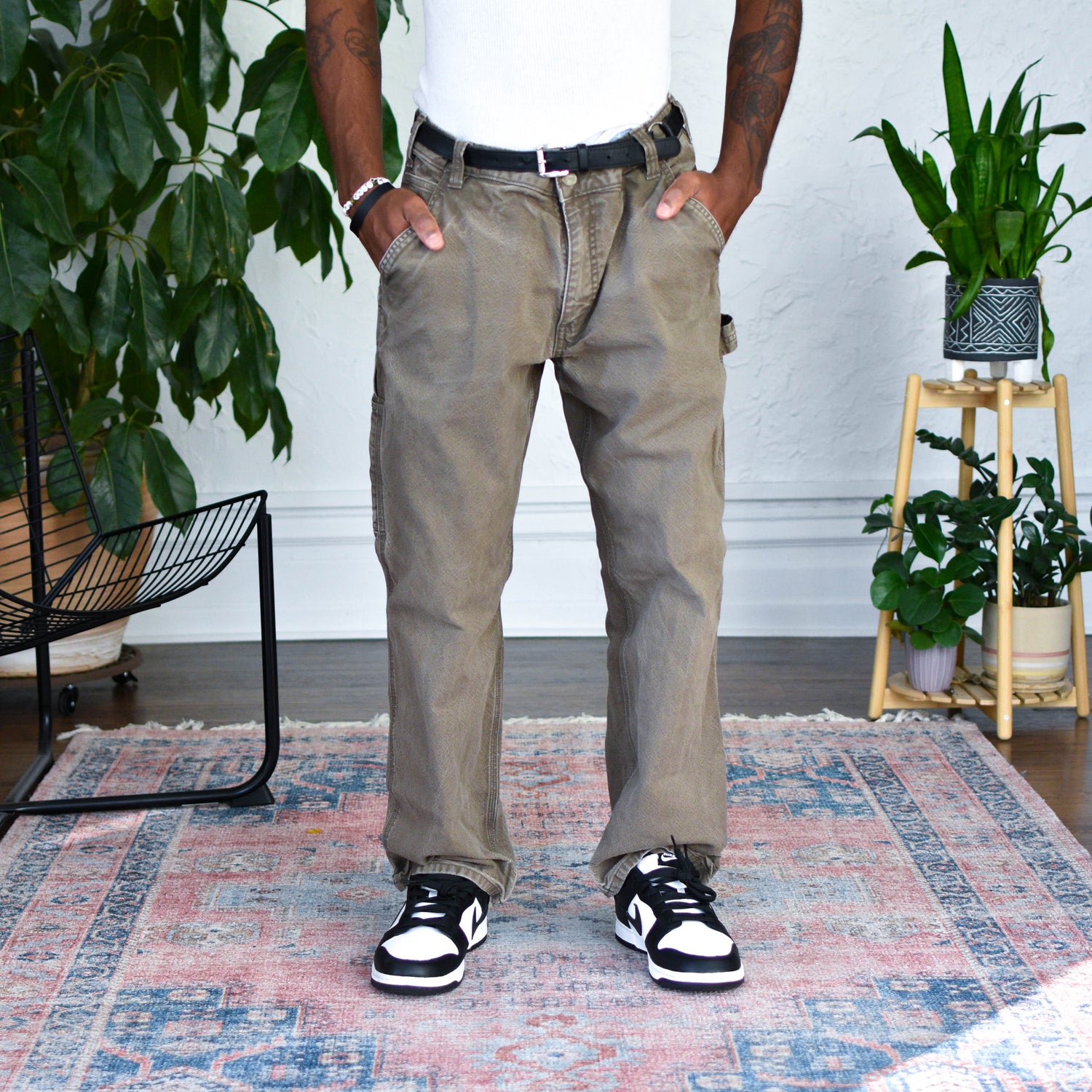 Vintage Carhartt Taupe Carpenter Pants