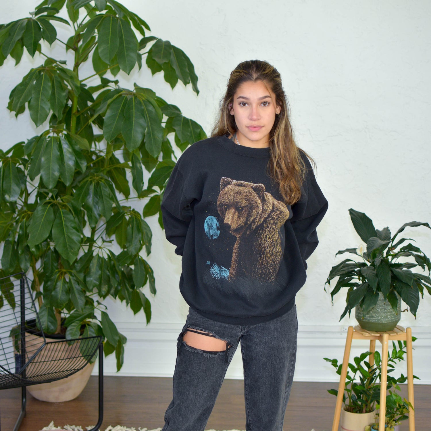 Vintage Bear Graphic Crewneck