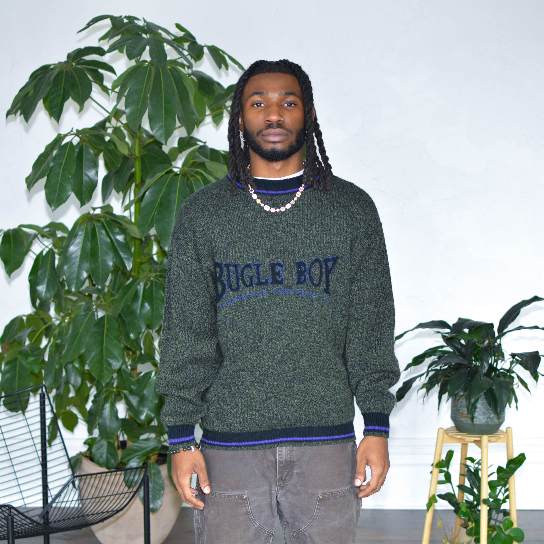 Vintage Bugle Boy Knit Sweater