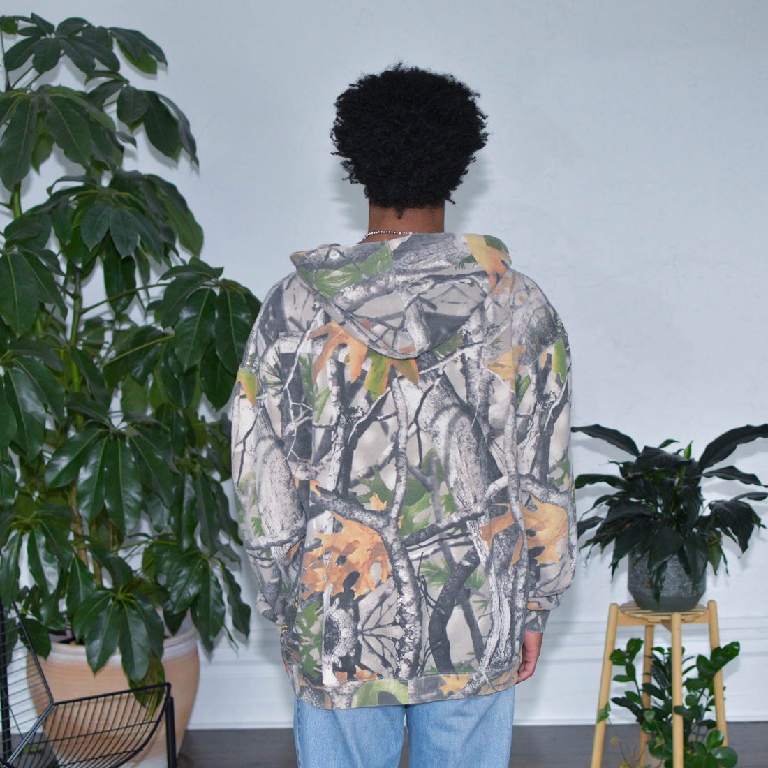 Y2k Fox Camo Hoodie