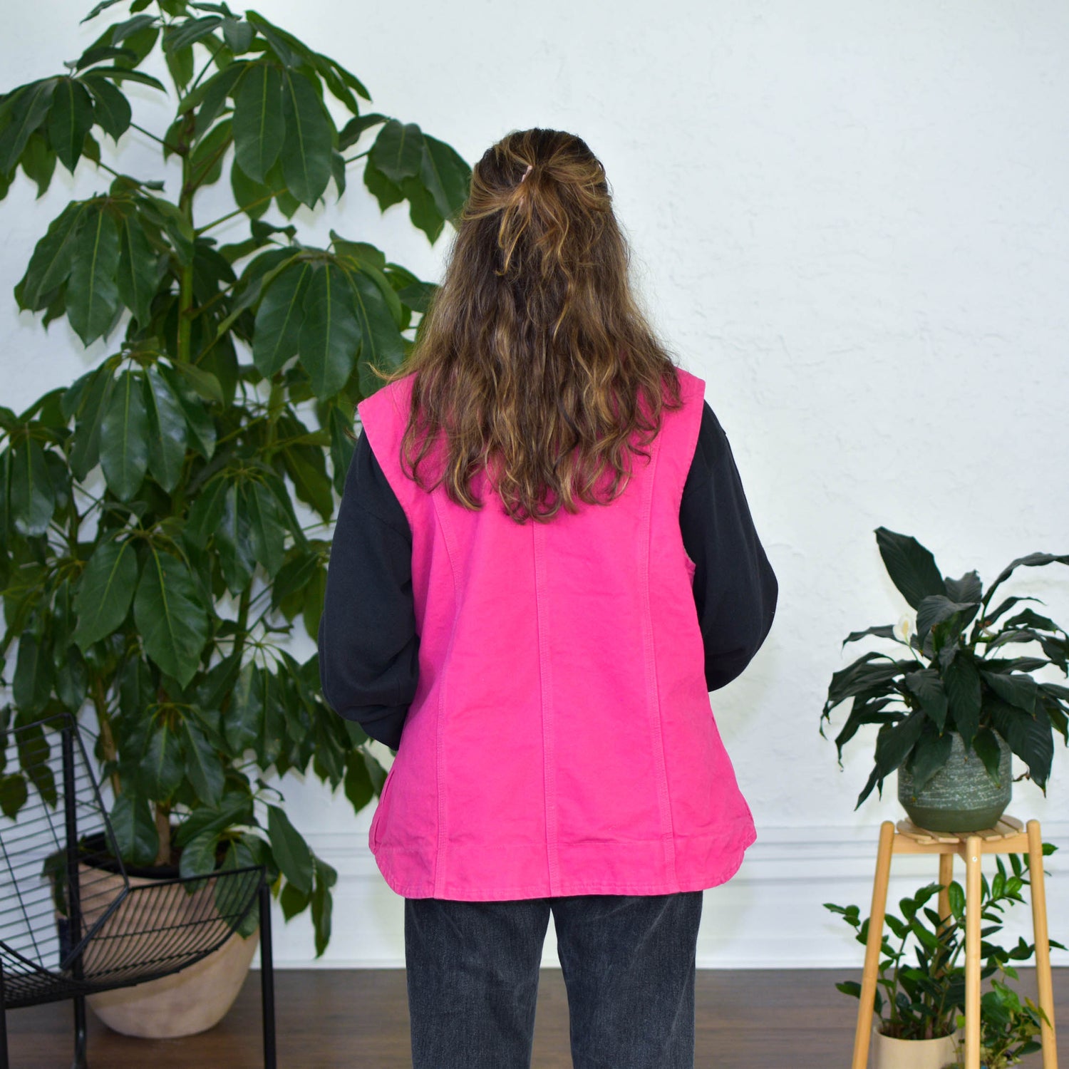 Vintage Carhartt Pink Fleece Lined Vest